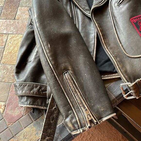 ORIGINAL VINTAGE EDITION GUESS JEANS MOTORCYCLE JACKET BY GEORGES MARCIANO 1985 - Picture 15 of 16